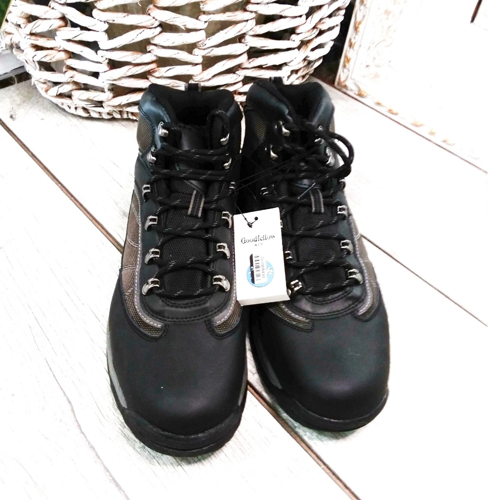 **SOLD*** MARCEL BLK/GRAY HIKING BOOTS - Picture 4 of 7
